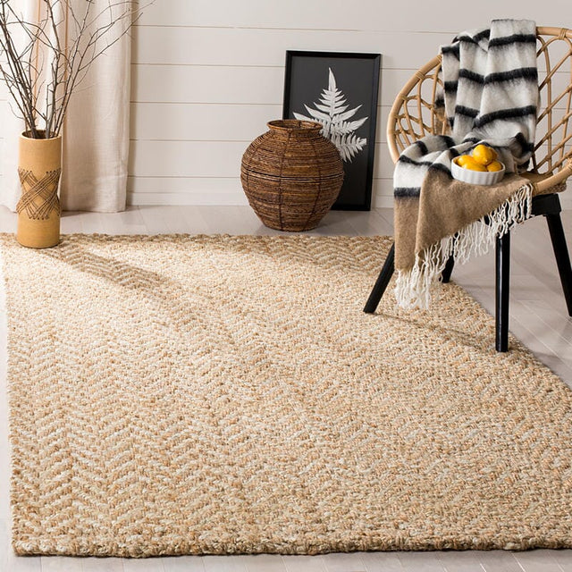 Safavieh Natural Fiber Nf264A Ivory / Natural Rugs.