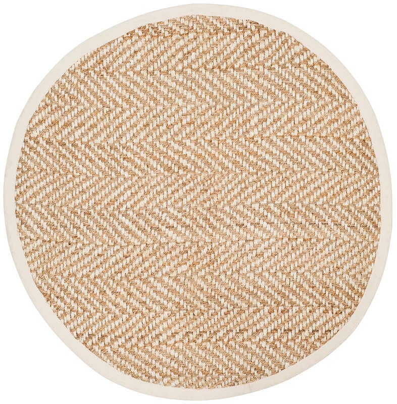Safavieh Natural Fiber Nf264A Ivory / Natural Rugs.
