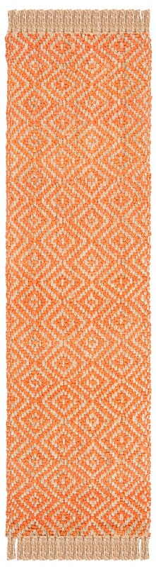 Safavieh Natural Fiber Nf266B Orange / Natural Rugs.
