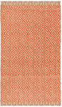 Safavieh Natural Fiber Nf266B Orange / Natural Rugs.