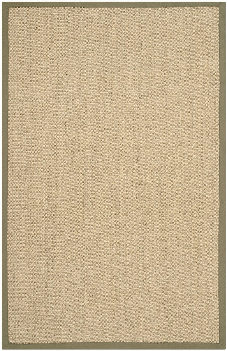 Safavieh Natural Fiber nf443c Natural / Green Rugs.
