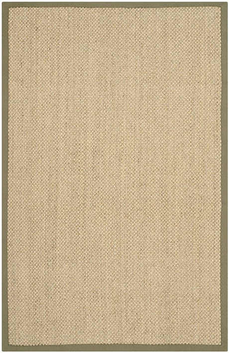 Safavieh Natural Fiber nf443c Natural / Green Rugs.