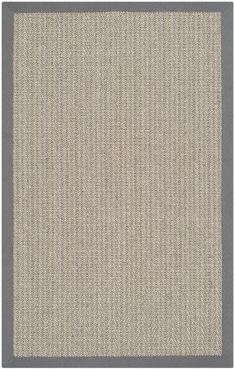 Safavieh Natural Fiber Nf444A Grey Brown / Grey Rugs.