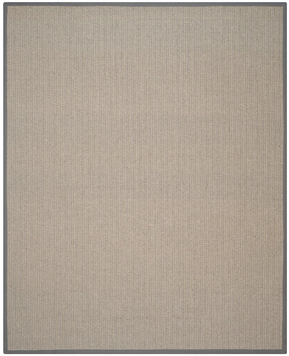 Safavieh Natural Fiber Nf444A Grey Brown / Grey Rugs.