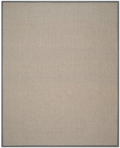 Safavieh Natural Fiber Nf444A Grey Brown / Grey Rugs.