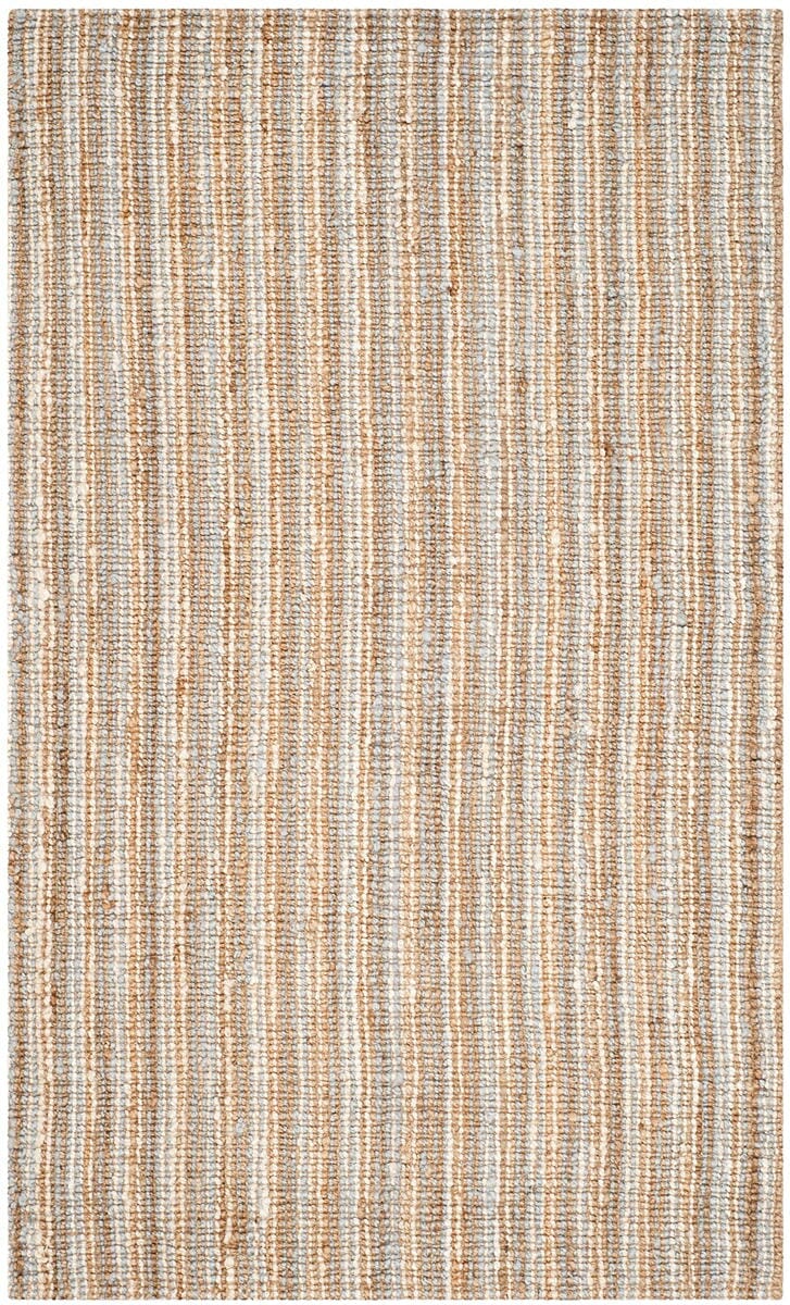 Safavieh Natural Fiber Nf447K Grey / Natural Rugs.