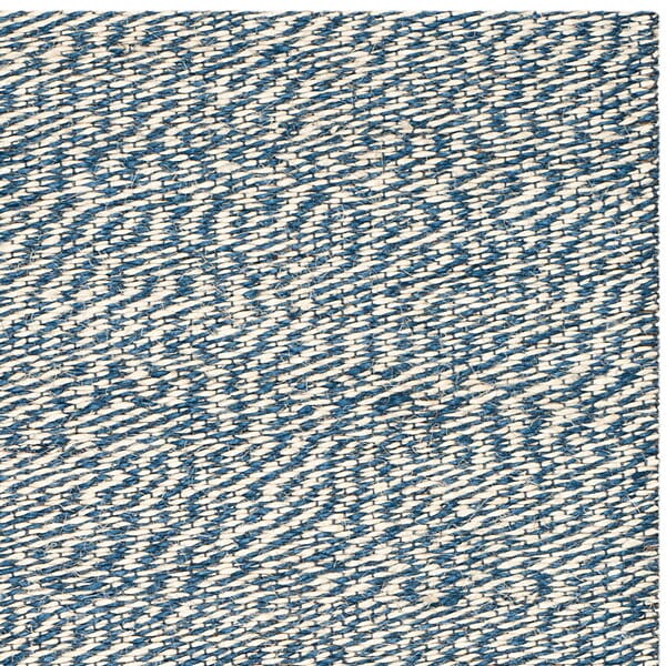 Safavieh Natural Fiber Nf448C Blue / Ivory Rugs.