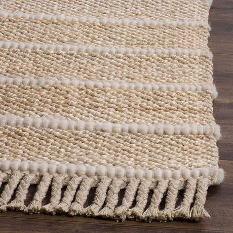 Safavieh Natural Fiber Nf550B Ivory / Ivory Rugs.