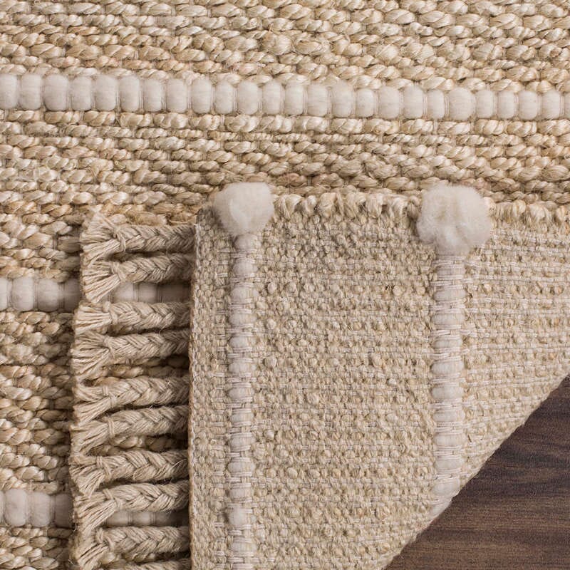 Safavieh Natural Fiber Nf550B Ivory / Ivory Rugs.