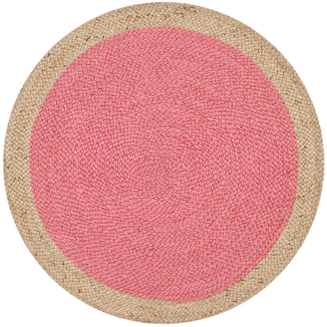 Safavieh Natural Fiber Nf801P Pink/Natural Rug.