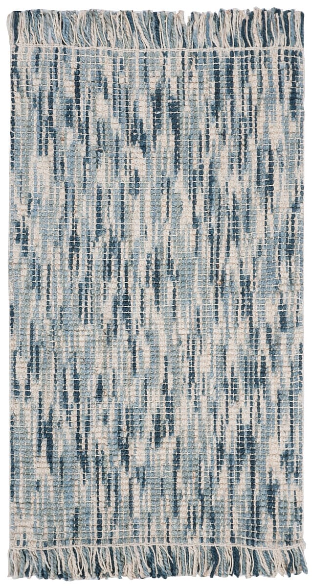 Safavieh Natural Fiber Nf869M Blue / Ivory Rugs.