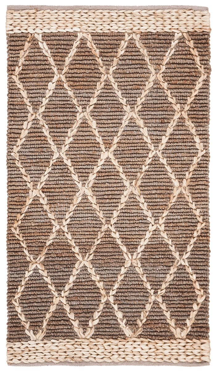 Safavieh Natural Fiber Nf951F Natural / Grey Rugs.