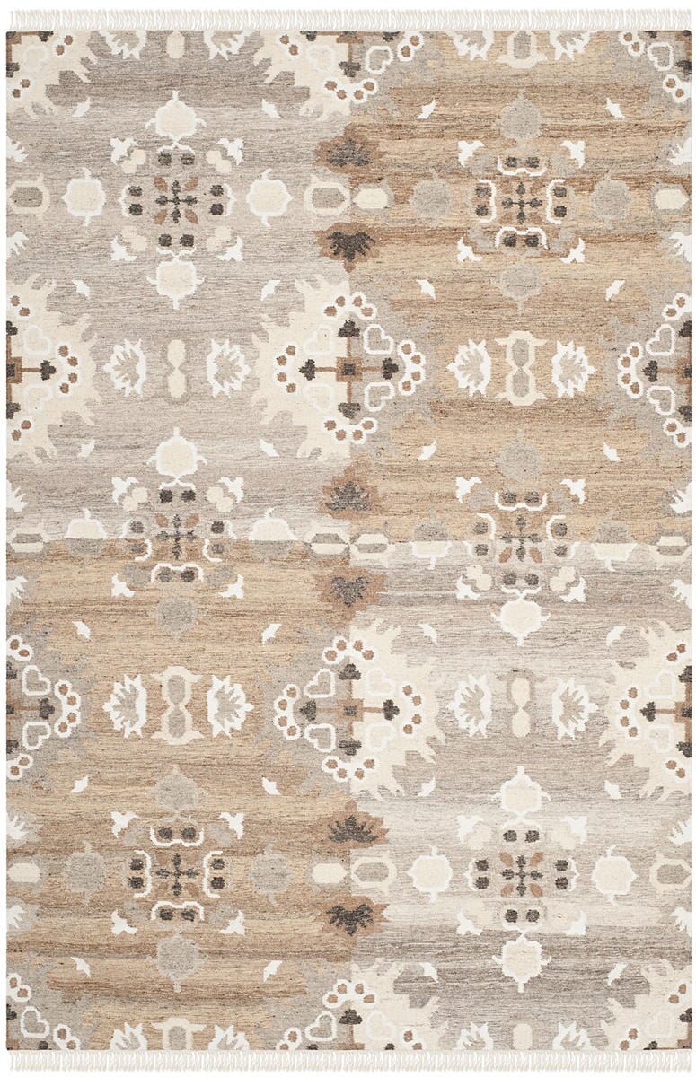 Safavieh Natural Kilim Nkm318A Grey / Multi Rugs.