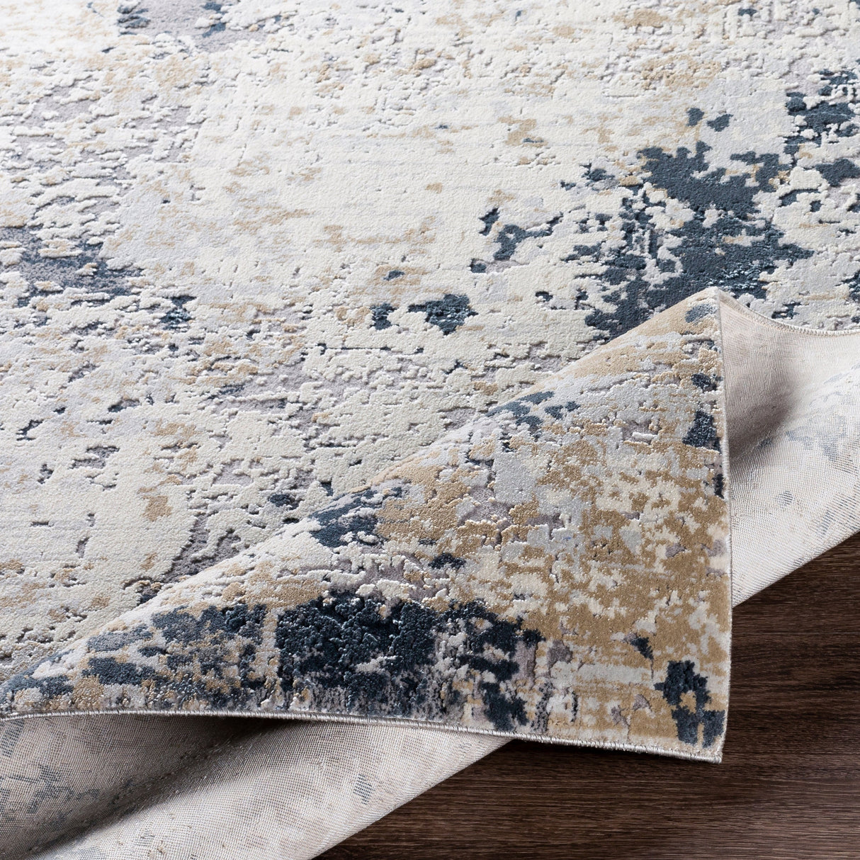 Surya Norland Nld-2300 Light Gray, Charcoal, Cream, Khaki Rugs.