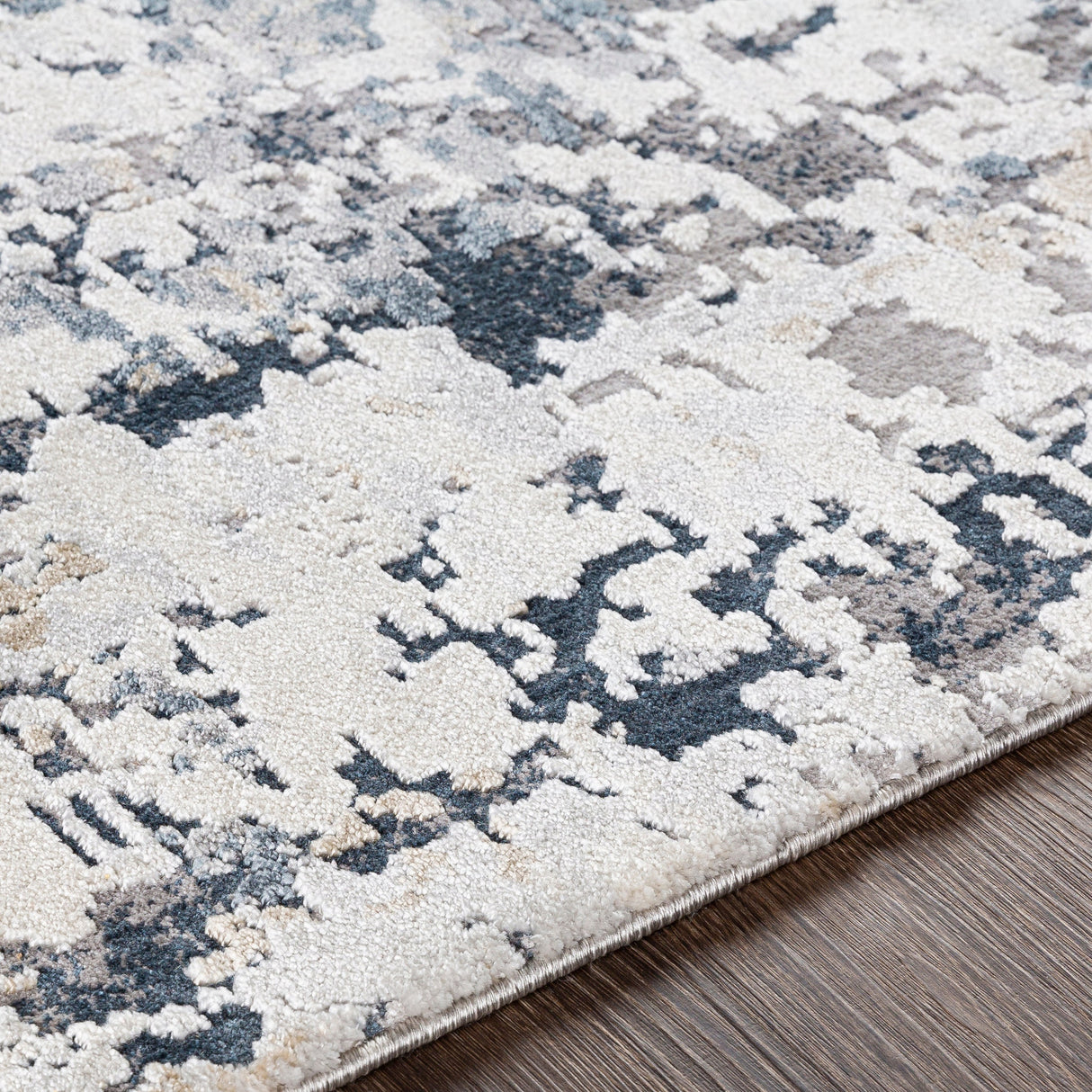 Surya Norland Nld-2300 Light Gray, Charcoal, Cream, Khaki Rugs.