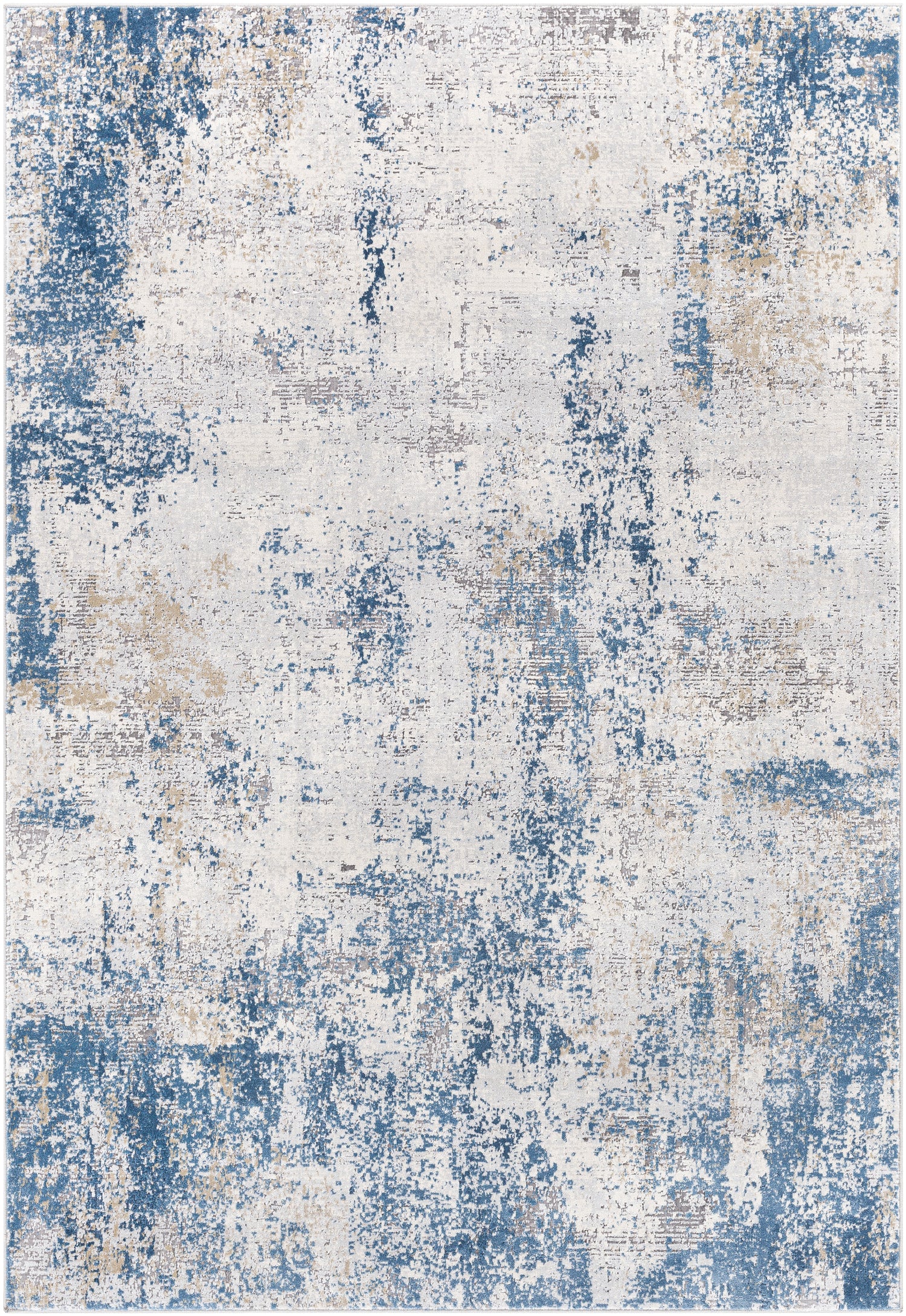 Surya Norland Nld-2302 Light Gray, Charcoal, Navy, Butter Rugs.