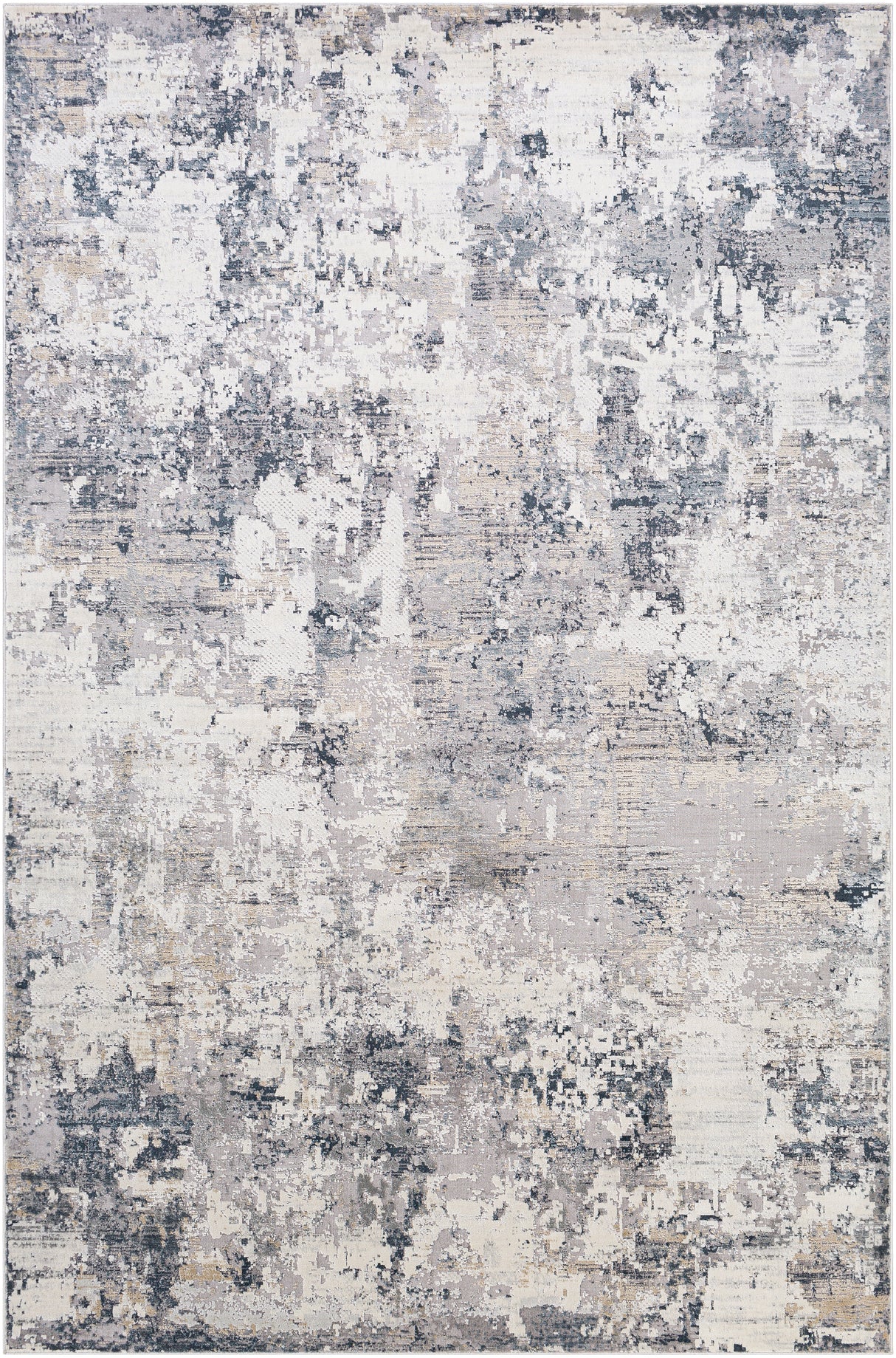 Surya Norland Nld-2304 Light Gray, Charcoal, Navy, Butter Rugs.