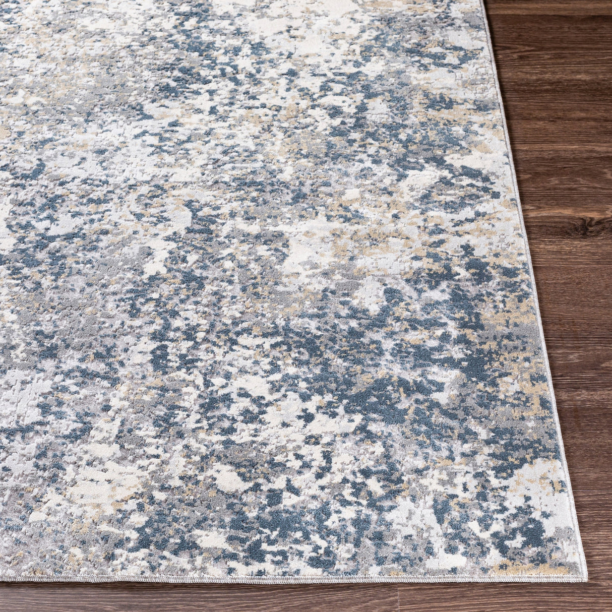 Surya Norland Nld-2306 Charcoal, Light Gray, Navy, Cream Rugs.