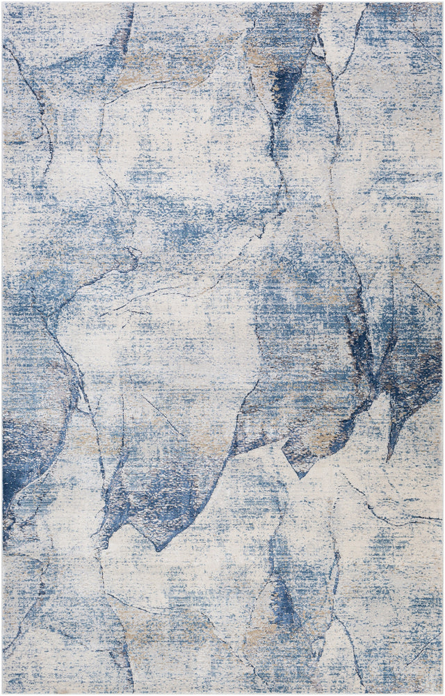 Surya Norland Nld-2309 Light Gray, Charcoal, Butter, Denim Rugs.