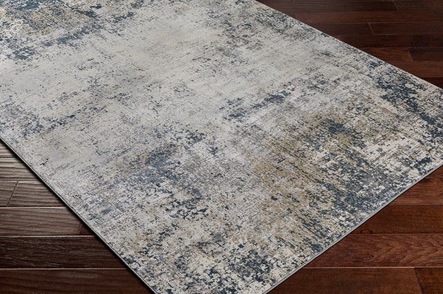 Surya Norland Nld-2312 Medium Gray, Charcoal, Denim, Beige Rugs.