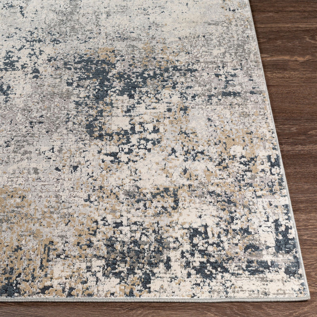 Surya Norland Nld-2312 Medium Gray, Charcoal, Denim, Beige Rugs.