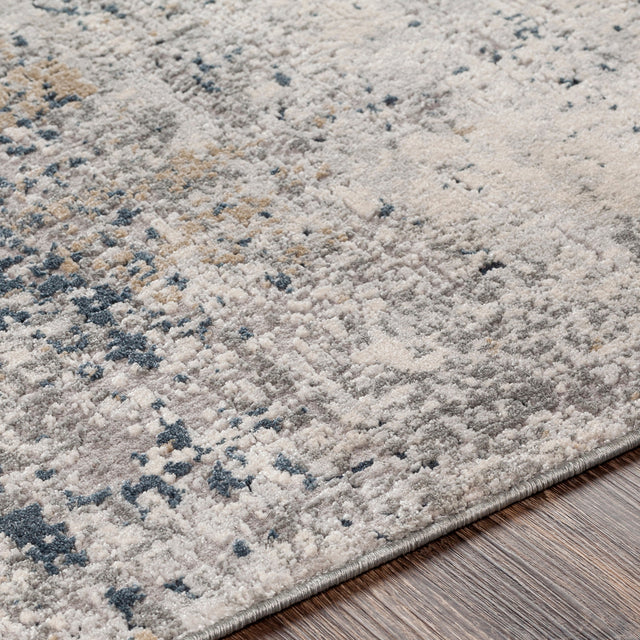 Surya Norland Nld-2312 Medium Gray, Charcoal, Denim, Beige Rugs.