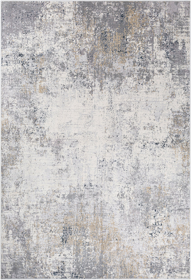 Surya Norland Nld-2314 Medium Gray, Charcoal, Cream, Beige Rugs.