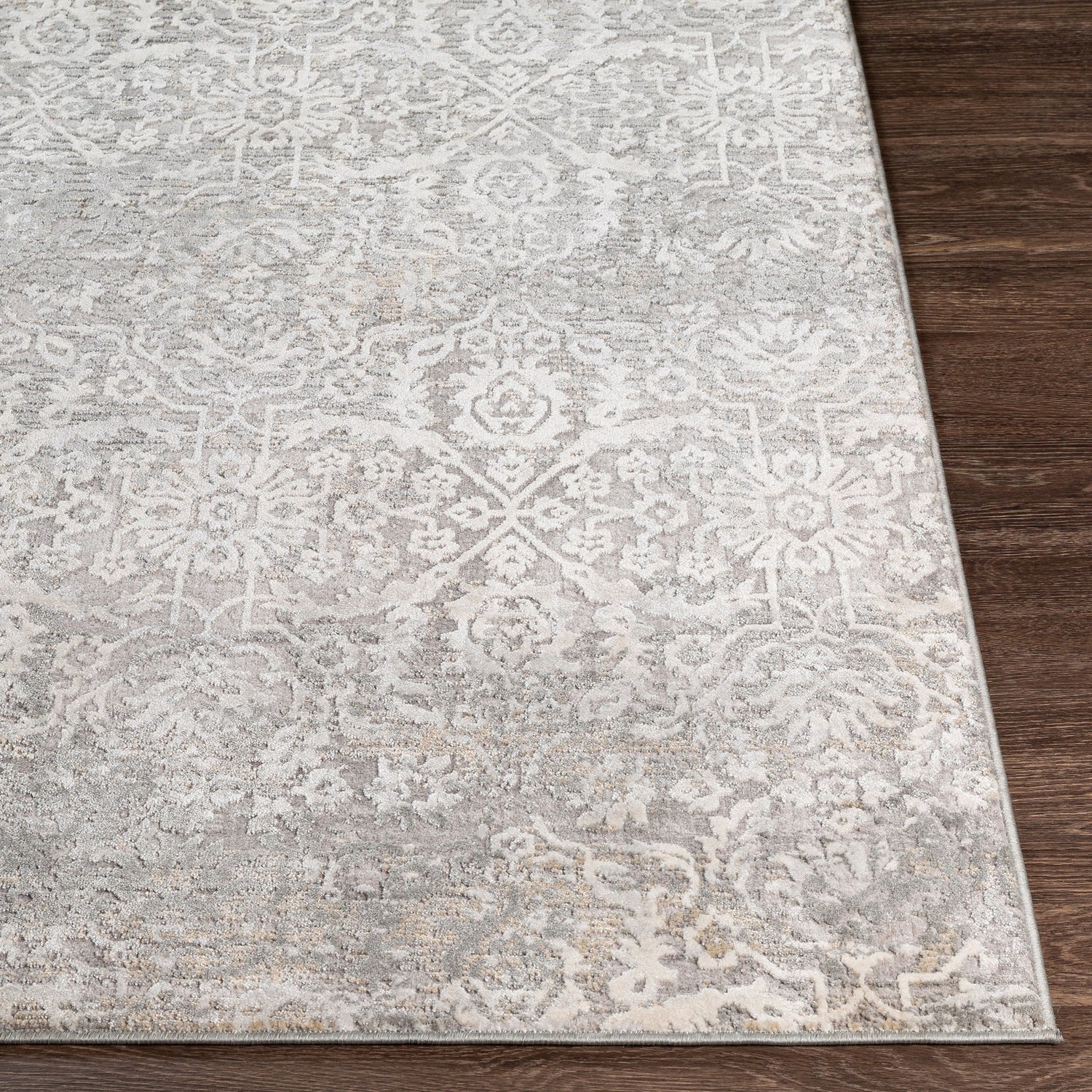 Surya Norland Nld-2315 Medium Gray, Cream, Beige, Khaki Rugs.