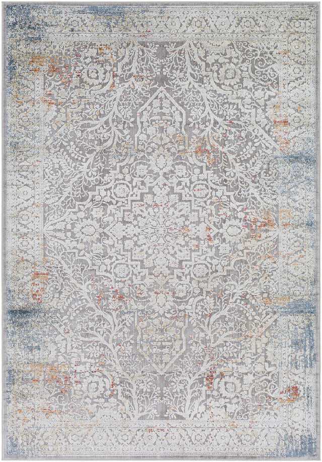 Surya Norland Nld-2316 Medium Gray, Cream, Beige, Camel Rugs.