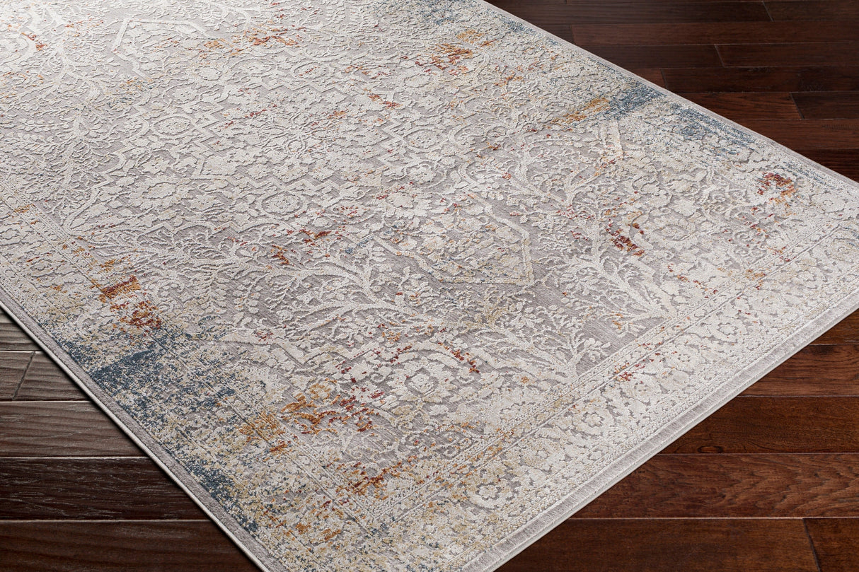 Surya Norland Nld-2316 Medium Gray, Cream, Beige, Camel Rugs.