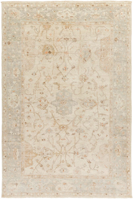 Surya Normandy Noy-8002 Light Gray / Sea Foam / Ivory Rugs.