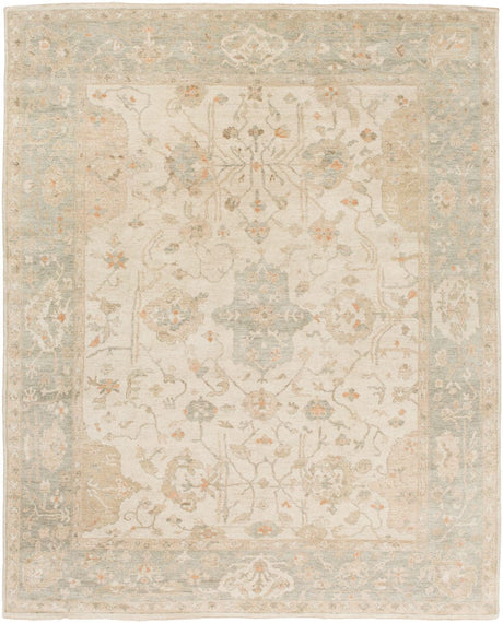 Surya Normandy Noy-8002 Light Gray / Sea Foam / Ivory Rugs.