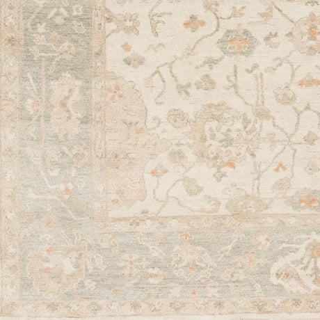 Surya Normandy Noy-8002 Light Gray / Sea Foam / Ivory Rugs.
