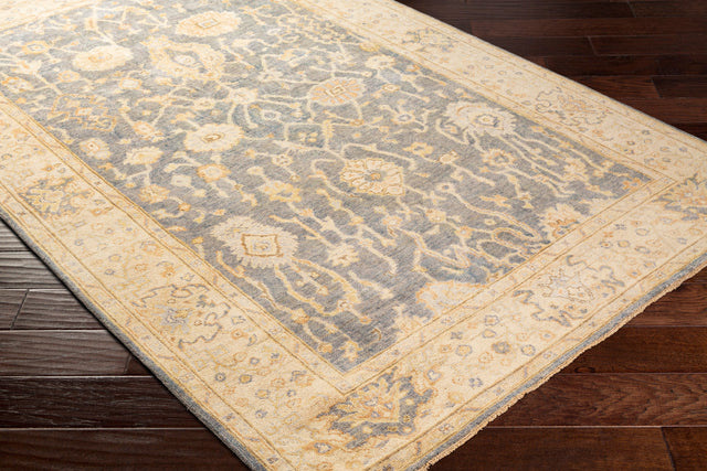 Surya Normandy Noy-8007 Teal, Medium Gray, Cream, Light Gray Rugs.