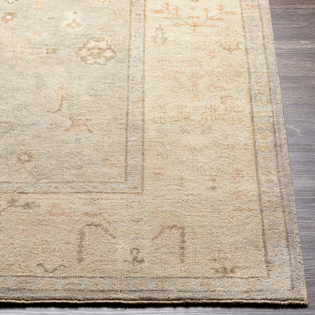 Surya Normandy Noy-8012 Taupe, Cream, Light Gray, Dark Brown Rugs.