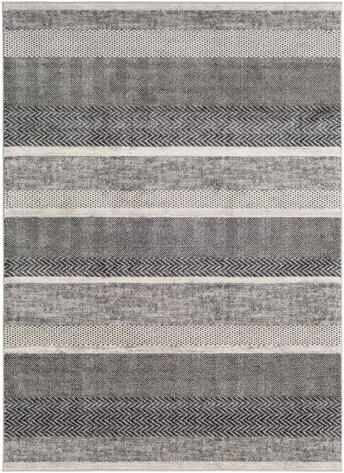 Surya Nepali Npi-2303 Black, Gray Rug.