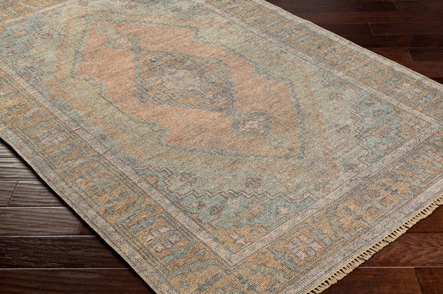 Surya Nirvana Nvn-2300 Dusty Coral, Beige, Medium Gray, Blush Rugs.