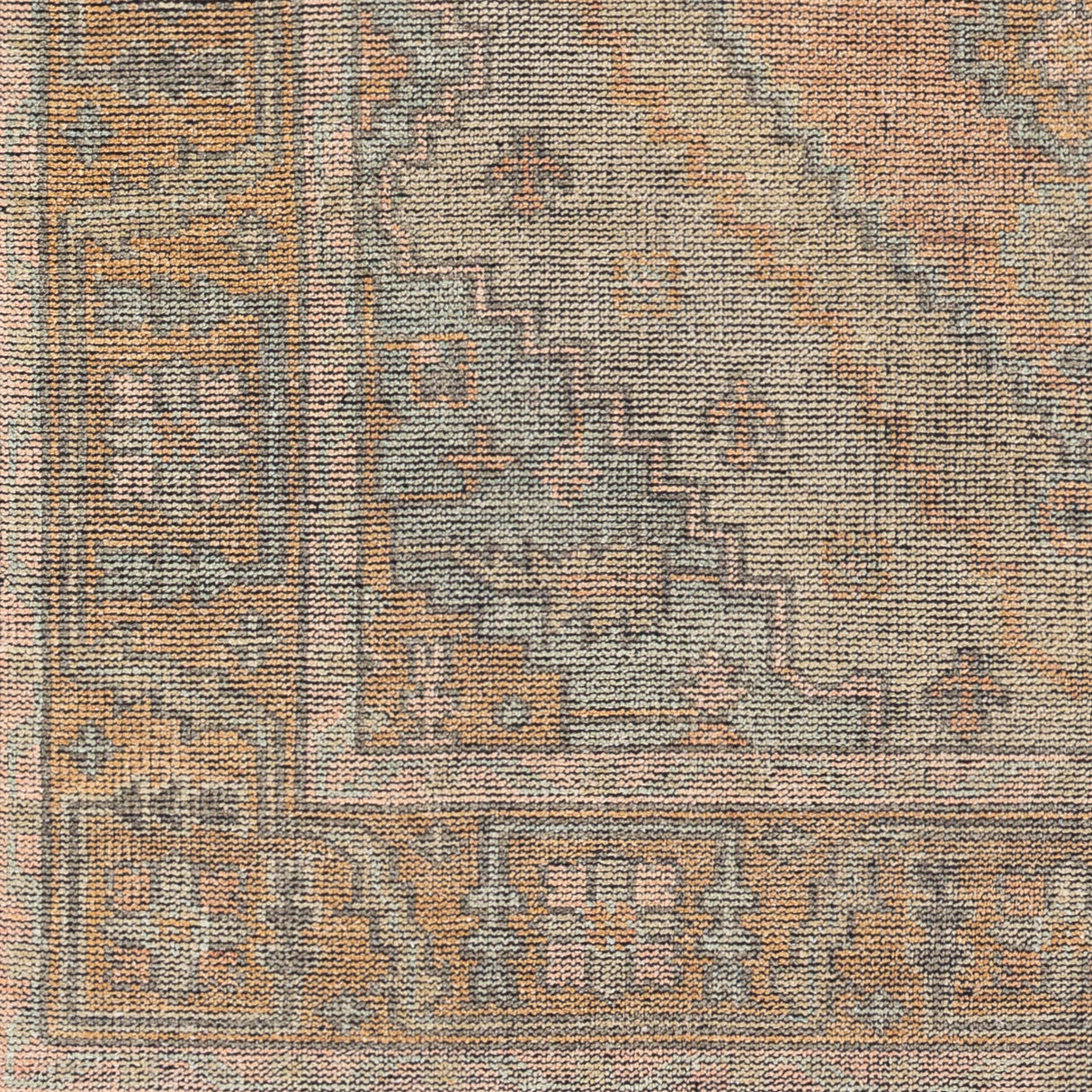 Surya Nirvana Nvn-2300 Dusty Coral, Beige, Medium Gray, Blush Rugs.