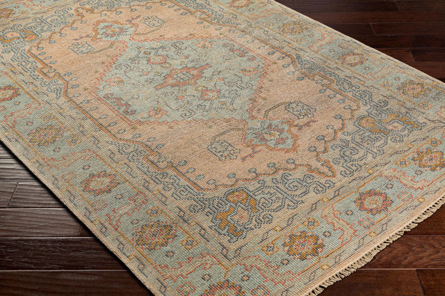 Surya Nirvana Nvn-2302 Dusty Coral, Mustard, Beige, Medium Gray Rugs.