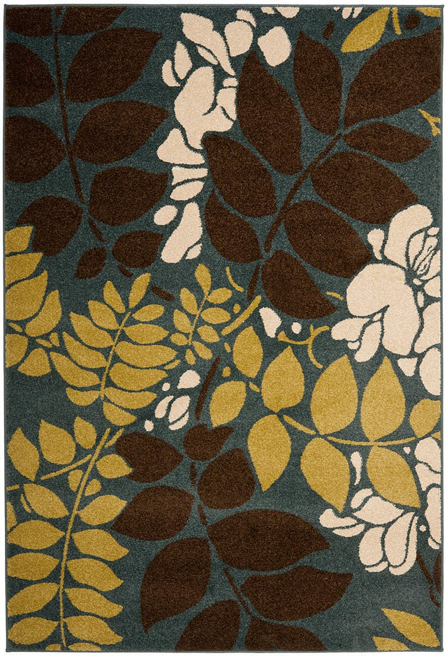 Safavieh Newbury Nwb8698-6525 Blue / Brown Rugs.