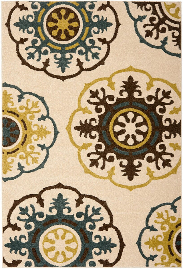 Safavieh Newbury Nwb8699-1265 Ivory / Blue Rugs.