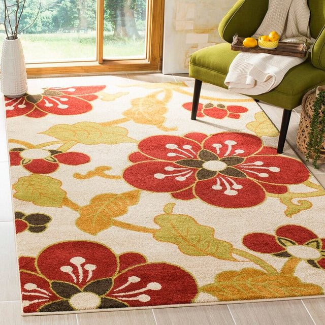 Safavieh Newbury Nwb8702-1240 Ivory / Red Rugs.