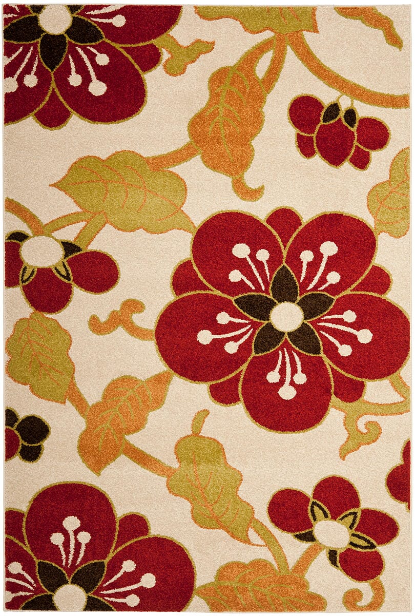 Safavieh Newbury Nwb8702-1240 Ivory / Red Rugs.