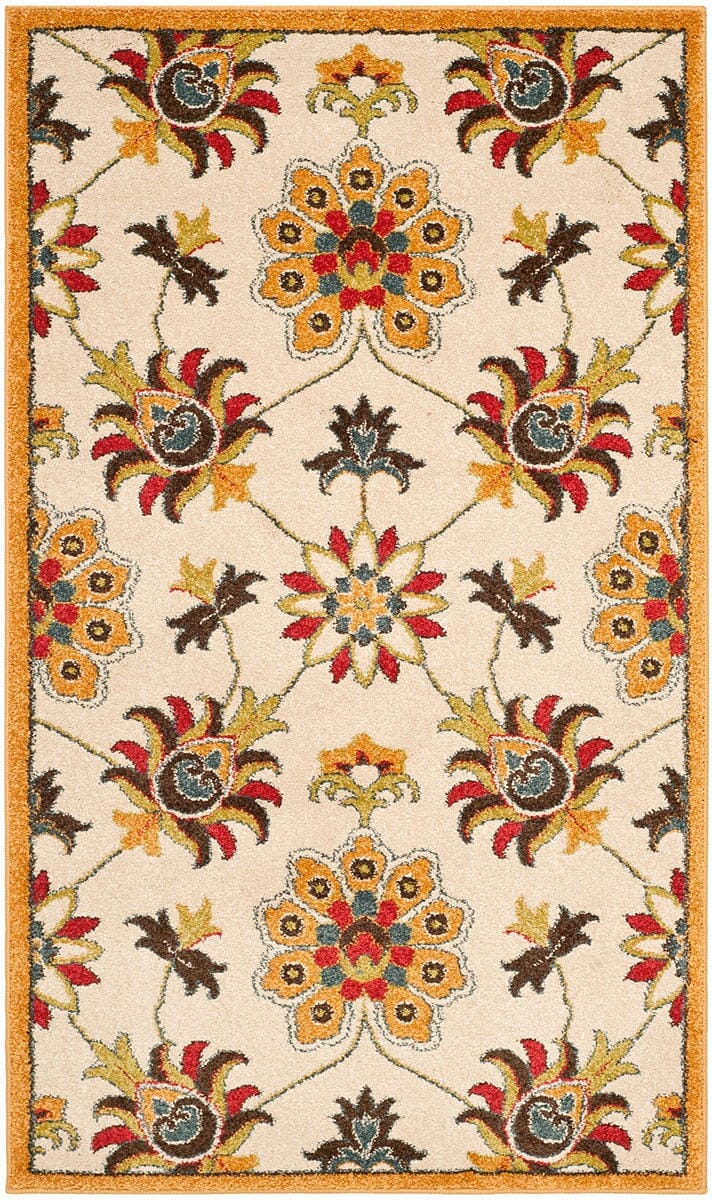 Safavieh Newbury Nwb8704-1220 Ivory / Gold Rugs.