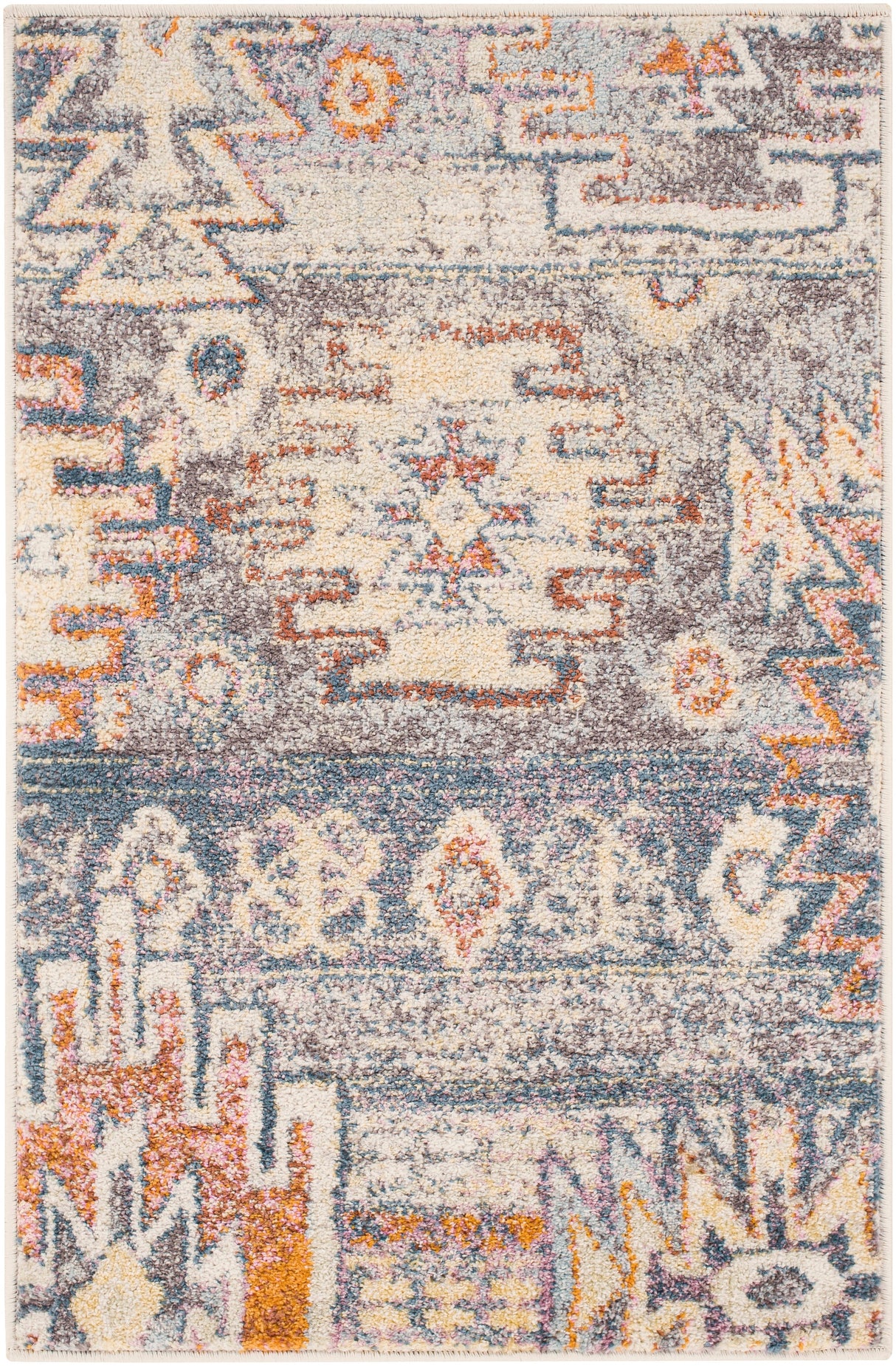 Surya New Mexico Nwm-2310 Denim, Khaki, Butter, Rose Rugs.