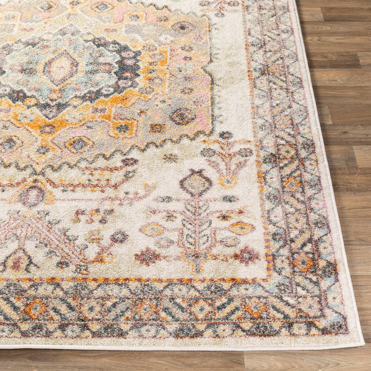 Surya New Mexico Nwm-2312 Bright Orange, Burnt Orange, Bright Purple, Khaki Rugs.