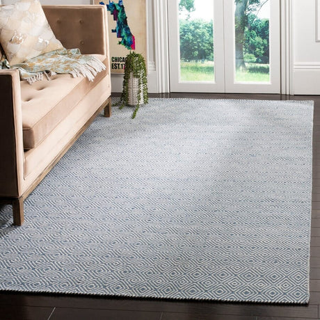 Safavieh Oasis Oas525B Blue / Ivory Rugs.