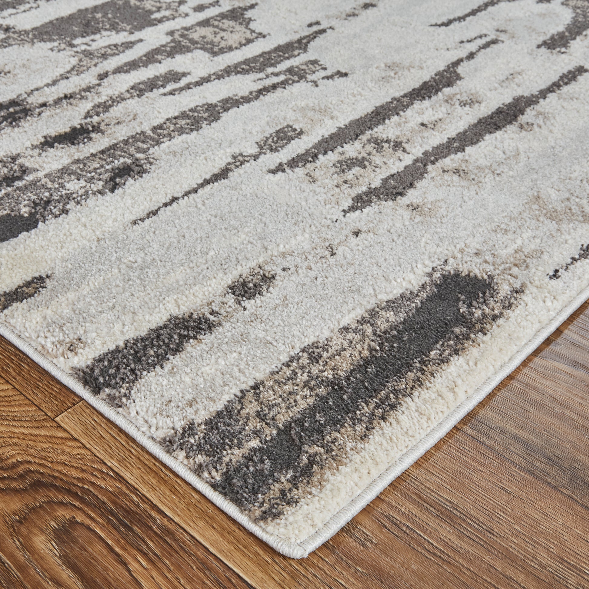 Feizy Vancouver 39Fif Gray/Charcoal Area Rug