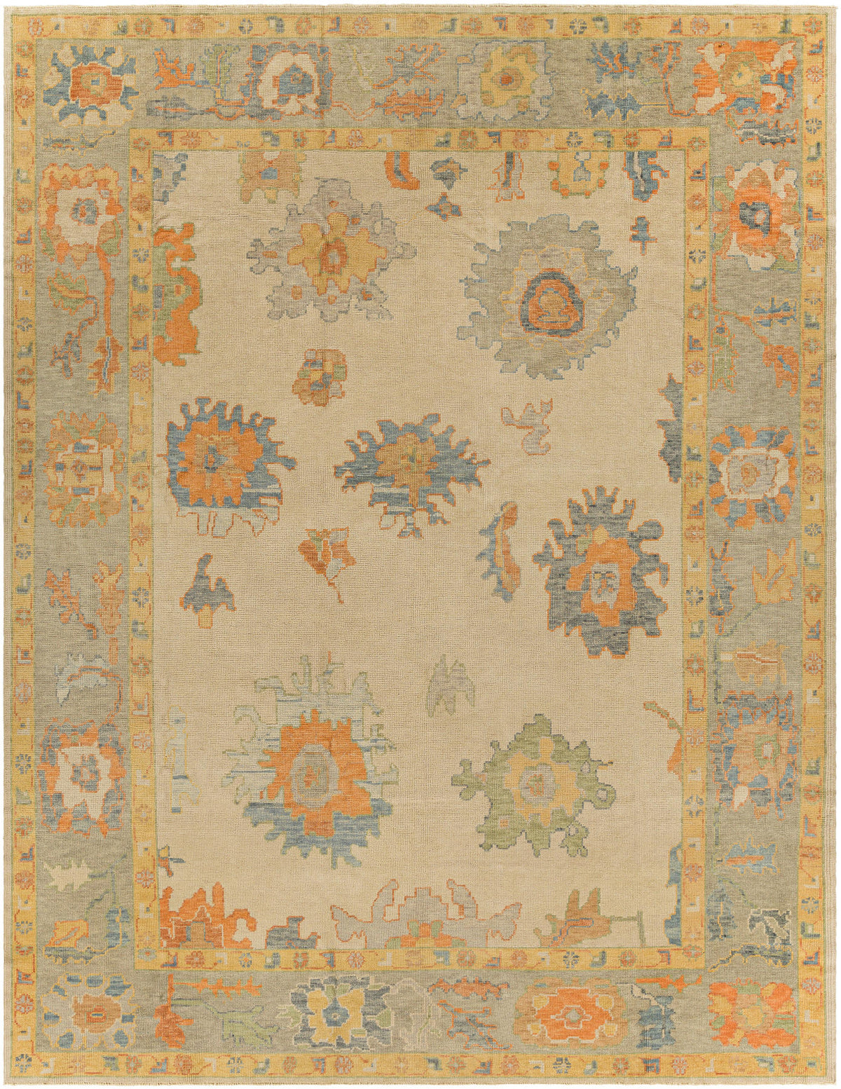 Surya One Of A Kind Ooak-1543 Gray Rugs.