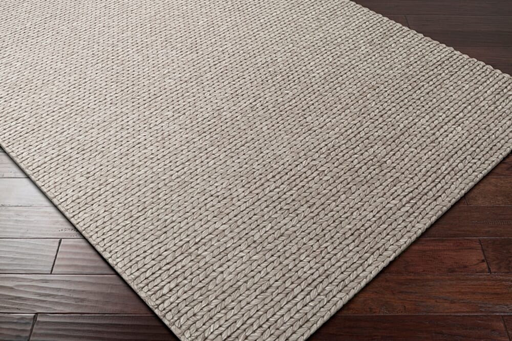 Surya Ozark Ozk-2300 Light Gray, White Rugs.